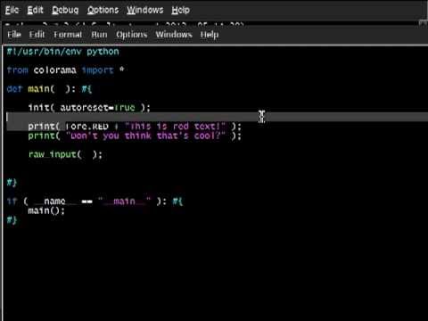 Python sys 05 Autoreset