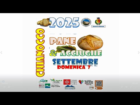 Pane & acciughe 2025   Chianocco