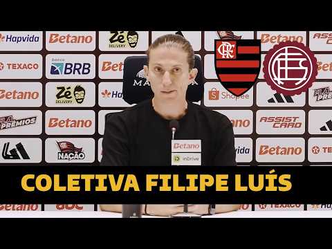 COLETIVA FILIPE LUÍS AO VIVO - FLAMENGO X LANÚS NA RECOPA 2026 - ENTREVISTA FILIPE LUÍS