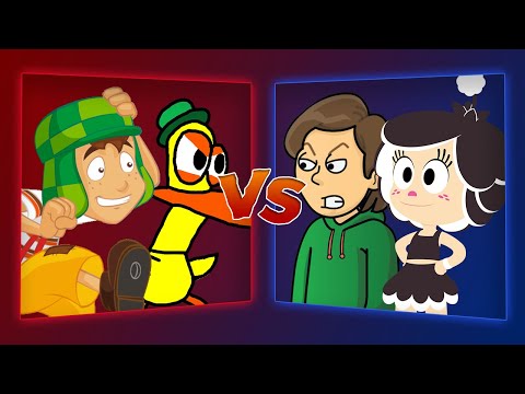MUGEN Battle - El Chavo/Pato vs Hanazuki/Boris Anderson