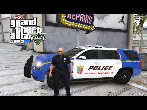 GTA 5 LSPDFR MOD #064 (Real Life Mod) - COP PATROLLING W/ CHEVROLET SUV IN ROCKFORD HILLS!!!