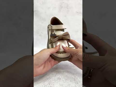 Туфли для девочки на лепучке нарядные стелька кожаная с супинатором Размеры 32-36 - фото 1 - id-p2718063304