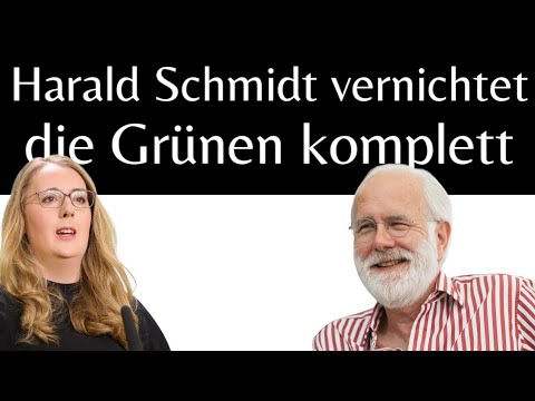 “That’s enough!” – Harald Schmidt mercilessly takes on the Greens
