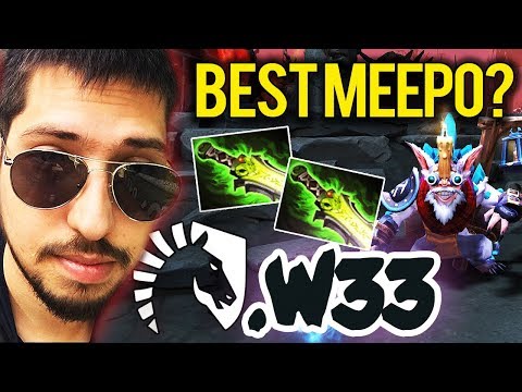 IS HE THE WORLD'S BEST MEEPO?! Liquid.w33 EPIC Meepo Gameplay Compilation Dota 2