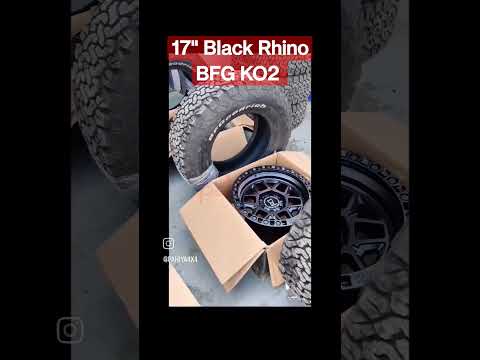 17" Black Rhino Kelso with BFG KO2 265/70R17 tyres