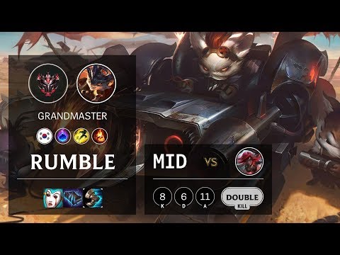 Rumble Mid vs Katarina - KR Grandmaster Patch 10.6