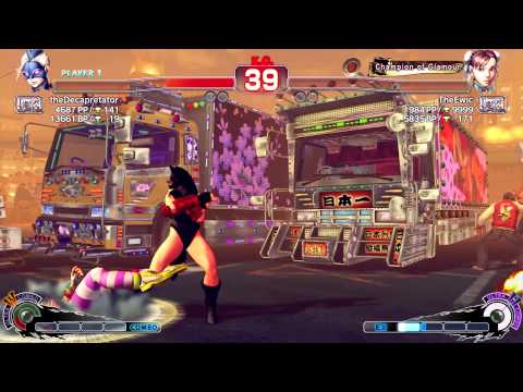 "Best Bout Replays"  USF4 - theDecapertator vs TheEwic  (1080p HD)