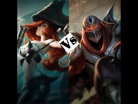 [League of Legends] Miss Fortune Vs Zed [ADC Bot Lane]