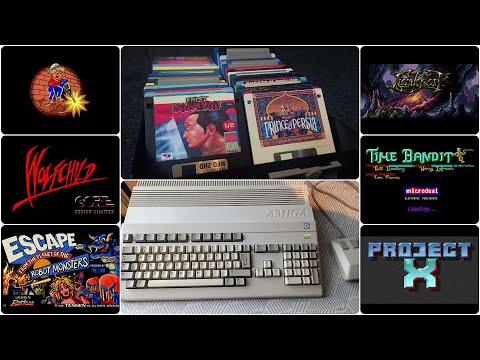 Borsuk Retro Gry TV: AMIGA - Gość Specjalny QURT i jego Amiga 500 + Granie z Dyskietek! #3