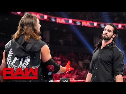 AJ Styles steps to Seth Rollins: Raw, Aug. 12, 2019