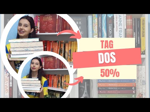 BOOK TAG 50% || NICHO DE LIVROS