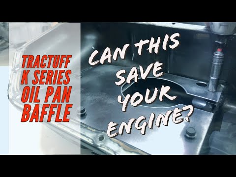 OIL PAN BAFFLE - Don't blow up your engine at the track!