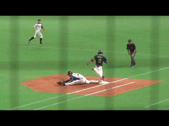 【4回表】見事な股割り!! ファイターズ・清宮のファインプレー!! 2019/6/6 F-S