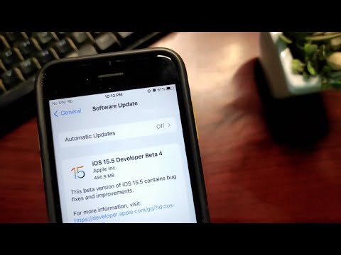 iOS 15.5 Beta 4 is Out