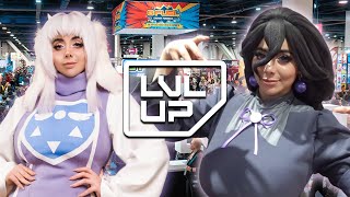 Causing trouble at Lvlup Expo...