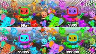 Cocomelon in Rome IntroLogo Going Insane 999999x Speed Klasky Csupo Effects!