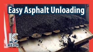 V-9 Unloading Asphalt with Ease