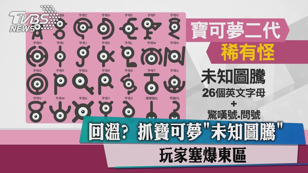 回溫?抓寶可夢「未知圖騰」 玩家塞爆東區