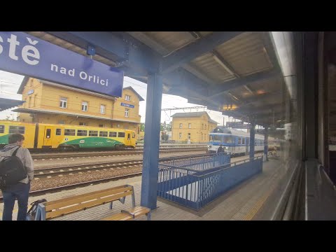 jízda vlakem SP 1831 z Doudleb do Třebechovic