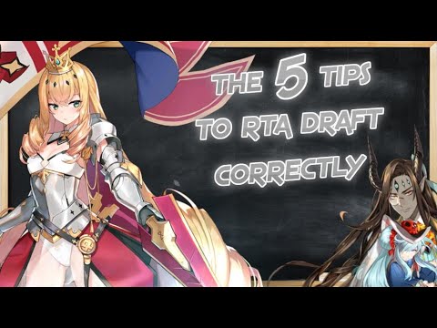 The 5 Tips to RTA Draft correctly [Epic 7] RTA Guide