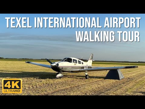 Texel Airport 🇳🇱 4K Walking Tour on an Airport! ✈️