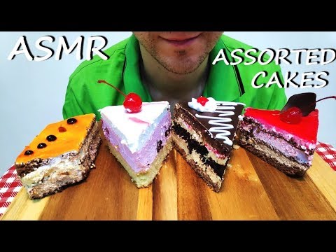 ASMR RUSSIA ASSORTED CAKES (Relaxing Eating Sounds) Mukbang *NO TALKING* Пирожное Ассорти 모듬 케이크