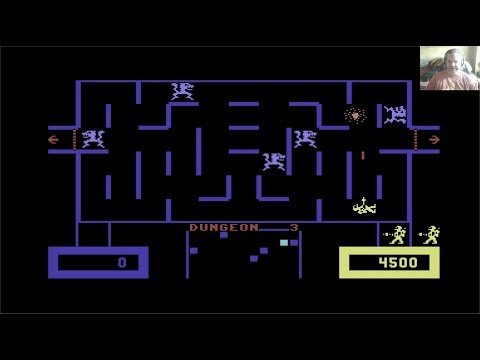 Lukozer Retro Game Review 371 - Wizard Of Wor - Commodore 64