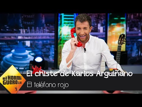 Karlos Arguiñano cuenta el chiste del momento a través de 'El teléfono rojo' - El Hormiguero 3.0