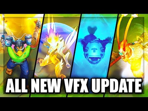 All New Visual Effects (VFX) Update Riven, Kennen, Olaf, Wukong - League of Legends