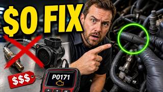VACUUM LEAK FIX ($0): Solve P0171 Without New Sensors 🛠️