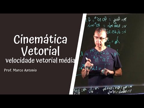 Cinemática vetorial: Velocidade vetorial média