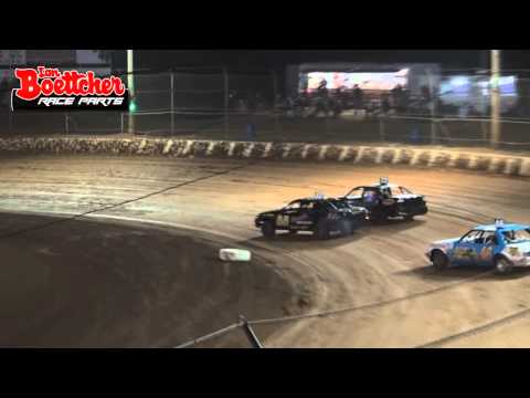 Modified Sedans - B-Main - Australian Title - Carrick Speedway - 04.04.15