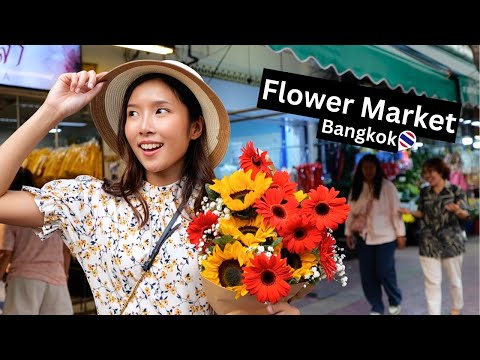 Flower Market and Places to Eat and Chill for this Valentine's Day🌸 (ปากคลองตลาด)