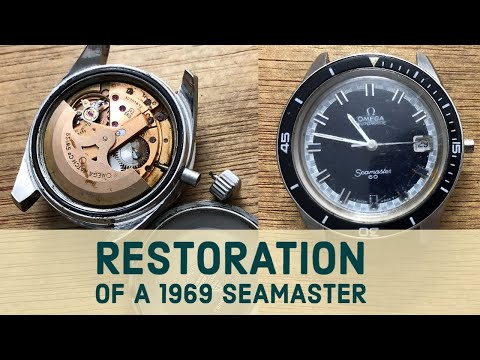 RESTORATION OF A 1969 OMEGA SEAMASTER 60 - PART 1 - RUSTY NON-WORKING VINTAGE WATCH BACK TO LIFE