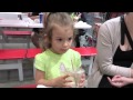 S IFia Cute 3 Year Old Naughty Takes Costco Mocha Freeze Off Table And Takes A Sip Gets Caught Gives