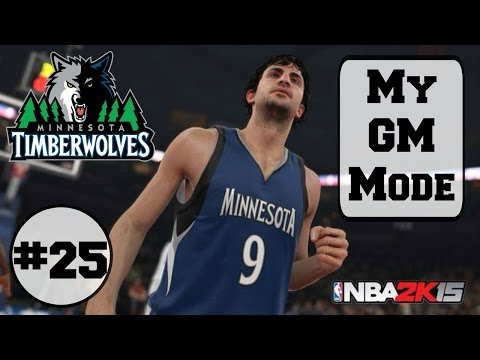 NBA2K15 All-Sim My Gm Mode - Minnesota Timberwolves #25 (PS4)