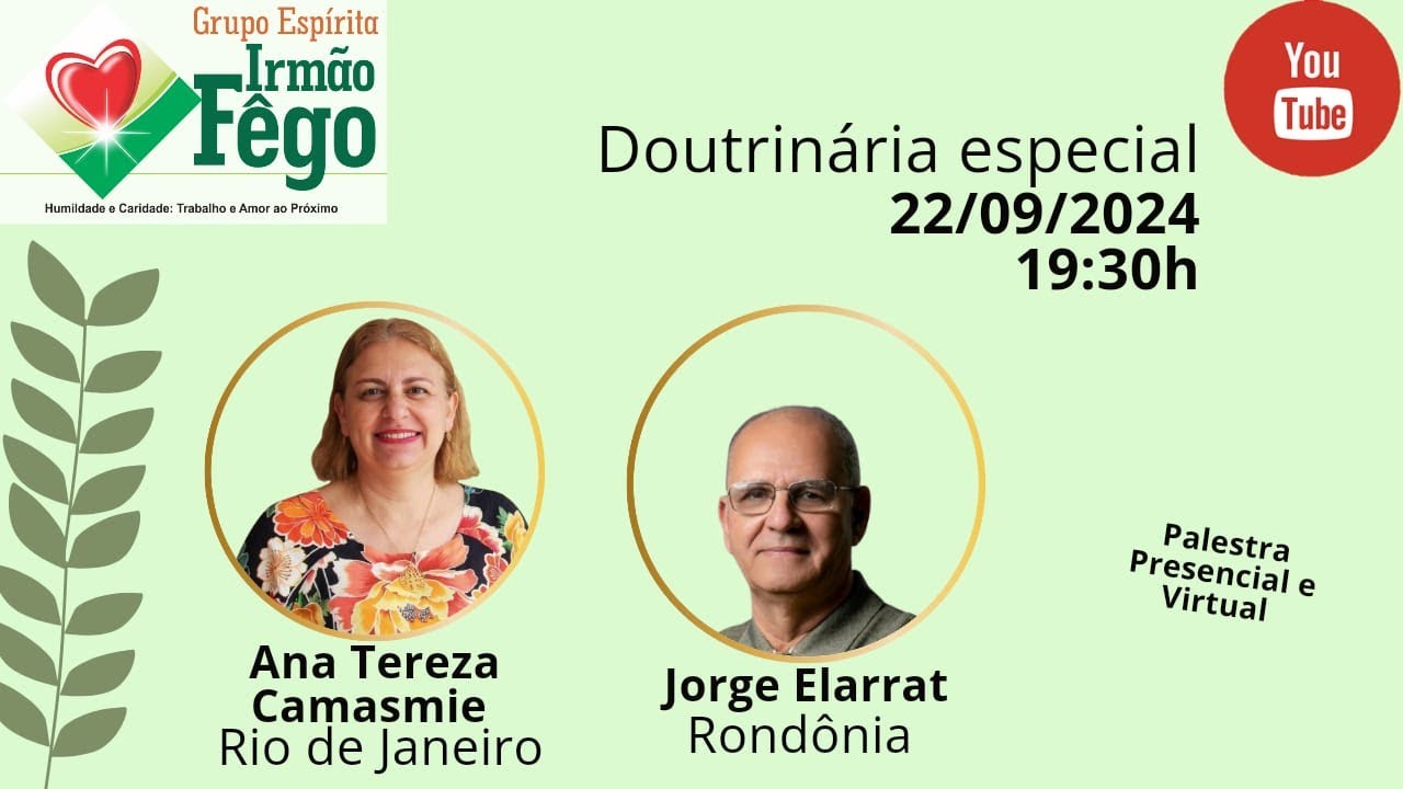 Doutrinária Especial com Ana Tereza Camasmie e Jorge Elarrat