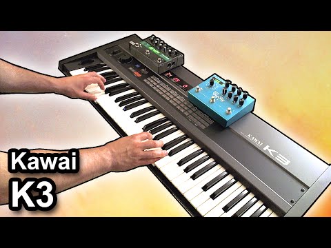 KAWAI K3 synthesizer - Ambient chillout music 【SYNTH DEMO】