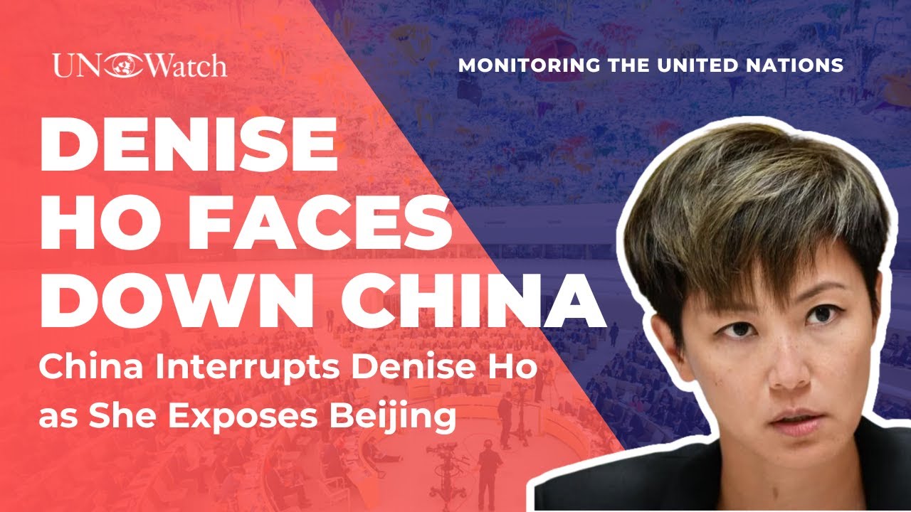 Denise Ho faces down China (Full Version with China's reply)