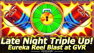 BIG WIN Triple Up! Eureka Reel Blast SuperLock Jackpot Slot Machine at Green Valley Ranch Casino!