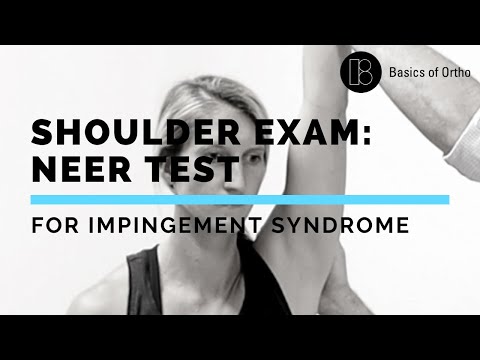 Shoulder Exam: Neer Test for Shoulder Impingement/Subacromial Bursitis