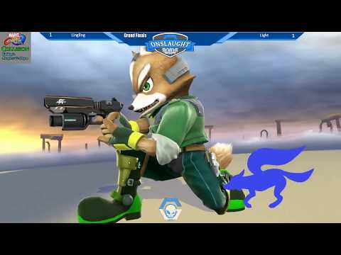 Onslaught 100 - Grand Finals: LingLing (Peach/Bayonetta/Kirby) vs Light (Fox)