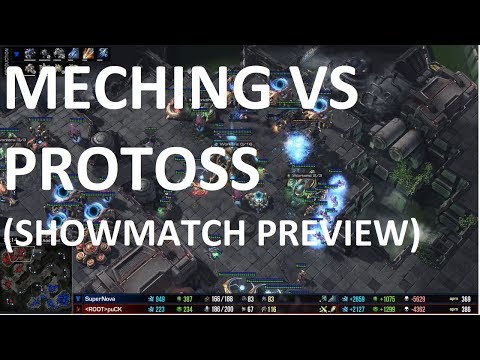 Starcraft 2 - MECH VS PROTOSS! - TvP - SuperNova vs puCK on Acid Plant
