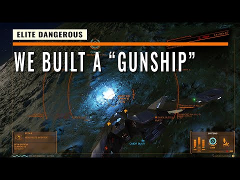 GAMEPLAY Elite Dangerous:  Guide to ON-FOOT GATHERING using MultiCrew Turrets