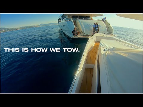Towing A 700HP Boat With A Super Yacht!!! (Captain’s Vlog 92)
