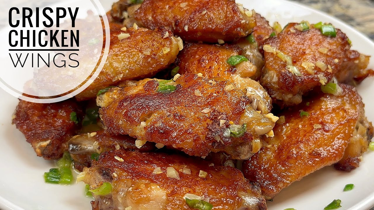 Crispy Chicken Wings | Easy Pan Fried Chicken Wings Recipe | Party Food