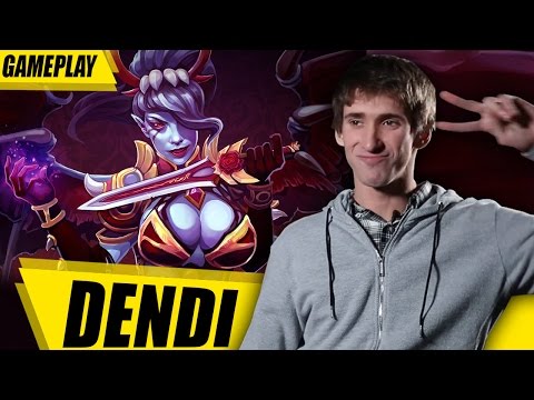 Dendi Queen of Pain Ranked Match Dota 2