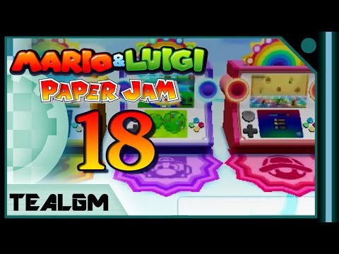 Mario & Luigi: Paper Jam Bros. - Part 18: The Battle Ring - Bosses In Hard Mode!