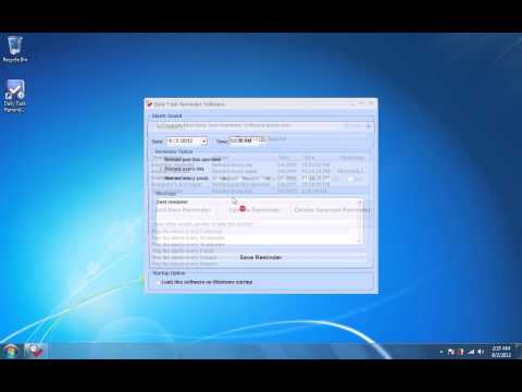 Daily Task Reminder Software