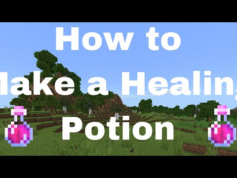 How to Make Healing Potion in Minecraft Bedrock Edition!! (2021)